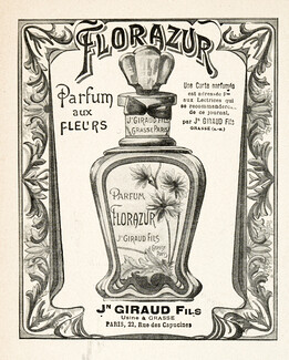 Giraud Fils (Perfumes) 1907 Florazur