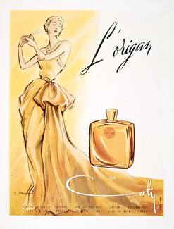 Coty (Perfumes) 1950 L'Origan, C. Brenner (L)