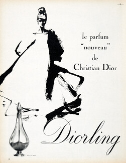 Christian Dior (Perfumes) 1963 Diorling, René Gruau