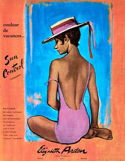 Elizabeth Arden (Cosmetics) 1964 Solar Cream Swimwear (Version B)