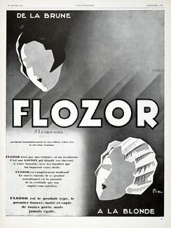 Flozor (Cosmetics) 1928 J. Lesquendieu, Pla