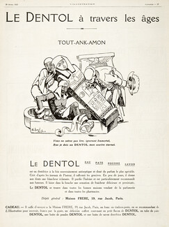 Dentol 1925 H. Grand Aigle, Tout-Ank-Amon, Mummy, Egypt