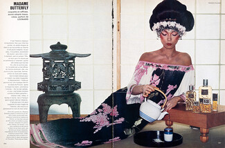Léonard (Perfumes) 1976 Madame Butterfly, Nikko, Japan, Photo Rodolphe Haussaire