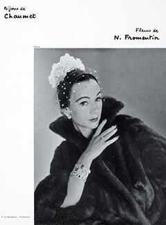 Chaumet 1952 Bracelet, Earrings, Photo Pottier