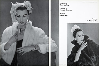 Chaumet 1952 Necklace, Bracelet, Earrings, Photo Pottier