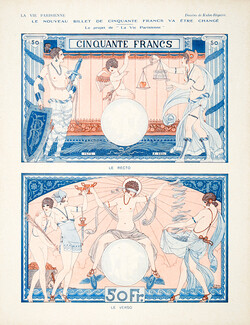 Joseph Kuhn-Régnier 1928 Le Nouveau de Cinquante Francs