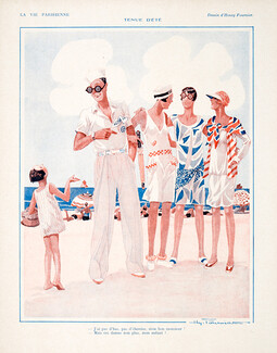 Henry Fournier 1928 Beachwear Summer Dresses
