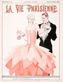 René Vincent 1928 Elegant Parisienne, La Vie Parisienne cover