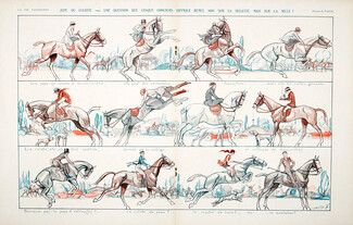Vald'Es 1928 Jupe ou Culotte, Concours Hippique, Horsewoman