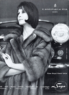 Sistovari et Fils (Fur Clothing) 1961 Vison Saga, Photo Arsac