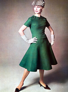 Christian Dior 1961 Green Dress, Raimon