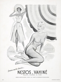 Kestos (Swimwear) 1951 Vahiné, Beachwear
