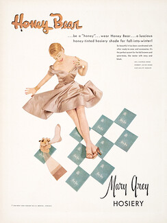 Mary Grey Hosiery 1954 Stockings