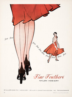 Miller-Smith (Hosiery) 1954 Fine Feathers Stockings