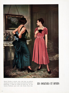 Marcel Rochas & Balenciaga 1948 Evening Gown, Ducharne