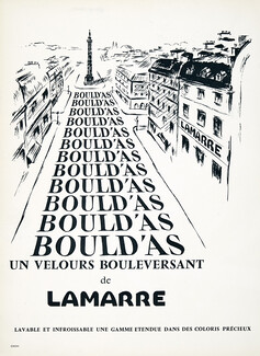 Lamarre (Fabric) 1957 Bould'As, Rue de la Paix