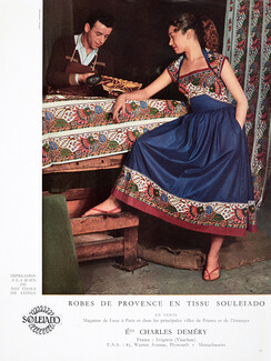 Souleiado - Charles Demery (Fabric) 1953 Photo Atzinger