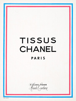 Tissus Chanel (Fabric) 1948 "Haute Couture"