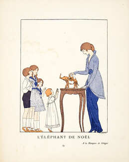 L'Éléphant de Noël 1920 André Edouard Marty, La Gazette du Bon Ton