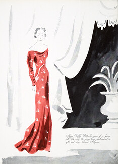 Maggy Rouff 1935 Botticelli Gown, Milgrim