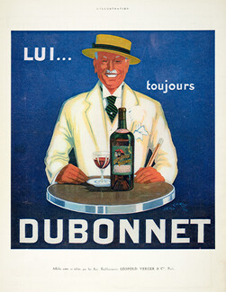 Dubonnet 1925 Lui... Elle... Jean Carlu Poster Art