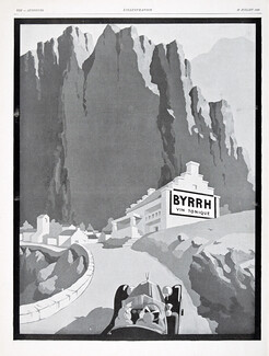 Byrrh 1929 Tourism, Poster Art