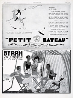 Petit Bateau, Byrrh 1929 Magd Hérest