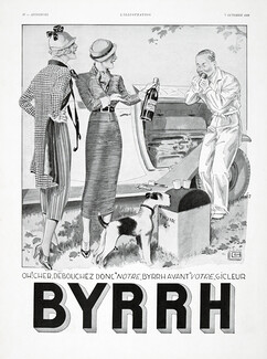 Byrrh 1933 Georges Léonnec, Fox Terrier Dog