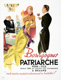 Patriarche 1947 Wine Bourgogne, Brénot