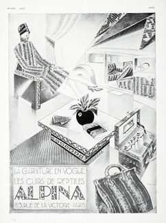 Alpina (Cuirs de Reptiles) 1927 Exotic Leather, Toiletry Bag, Handbag, Yan Dyl