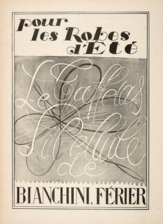 Bianchini Férier 1918 Le Taffetas Libellule