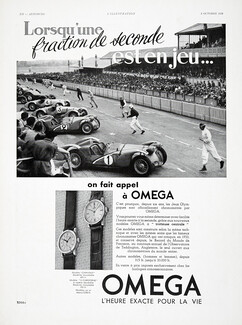 Omega 1938 Grand Prix Chantilly Saint-Christophe