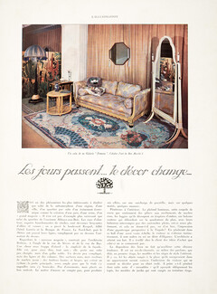 Les Jours Passent... le Décor Change..., 1924 - Galerie Pomone (Atelier d'Art du Bon Marché) Interior Decoration, Text by Léandre Vaillat, 4 pages