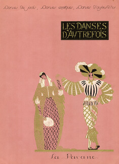 Georges Lepape 1923 Les Danses D'Autrefois, La Pavane