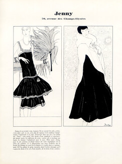 Jenny (Couture) 1926 Evening Gown and Coat, Dartey