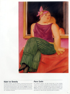 Pierre Cardin 1981 Fernando Botero, Fashion Illustration