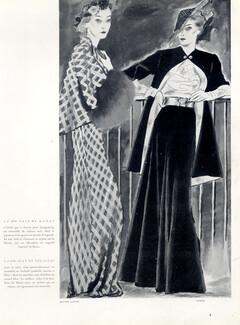 Jeanne Lanvin, Worth 1935 Comtesse Elie de Ganay (Jeanne Lanvin) & Comtesse Jean de Polignac (Worth), Pierre Mourgue