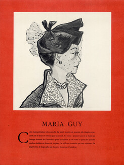 Maria Guy (Millinery) 1948 Pierre Louchel