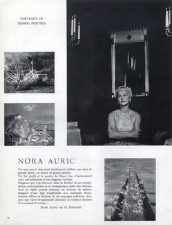 Nora Auric ou la Féminité 1955 Portraits de Femmes Peintres