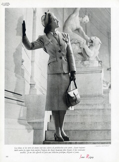 Jane Regny 1947 Tailleur, Photo Willy Maywald