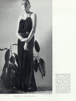 Jeanne Lanvin 1935 Draped Evening Gown, Boucheron, Photo Kéfer-Dora Maar