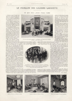 Le Pavillon des Galeries Lafayette, 1925 - Decorative Arts Exhibition, La Maitrise, Maurice Dufrène, Text by Raoul Meyer