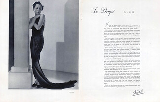 Le Drapé, 1937 - Photo Georges Saad, Text by Alix