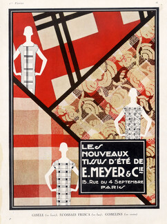 E. Meyer & Cie 1925 Tissus d'été