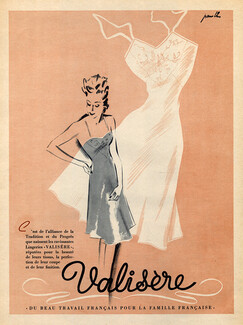 Valisère (Lingerie) 1945 Nightgown, Paulin