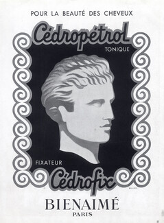 Bienaimé (Hair Care) 1946 Cédropétrol, Cédrofix