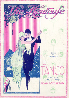 Le Tango 1914 Jean Richepin, La Vie Heureuse Cover