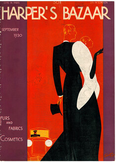 Harper's Bazaar September 1930 Léon Bénigni Cover