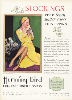 Humming Bird (Hosiery, Stockings) 1931 McClelland Barclay