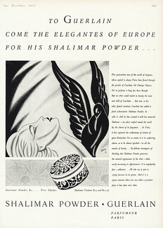 Guerlain (Cosmetics) 1931 Shalimar Powder, Darcy